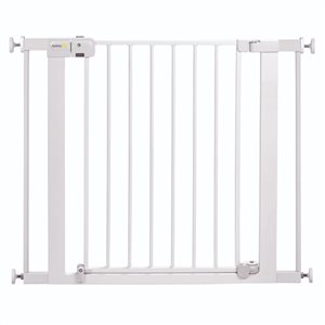 Safety 1st 38-in x 29.53-in White Plastic Hands-Free Auto Close Safety Gate