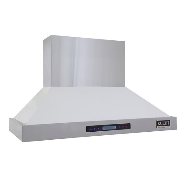 KUCHT 48-in Ducted White Wall-Mounted Range Hood