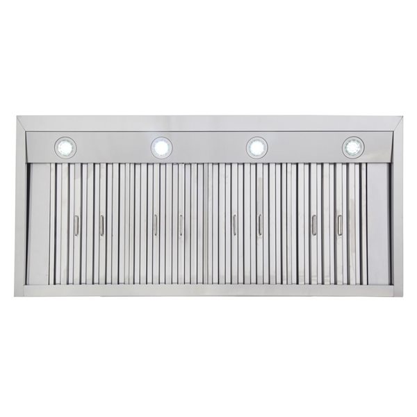 KUCHT 48-in Ducted White Wall-Mounted Range Hood