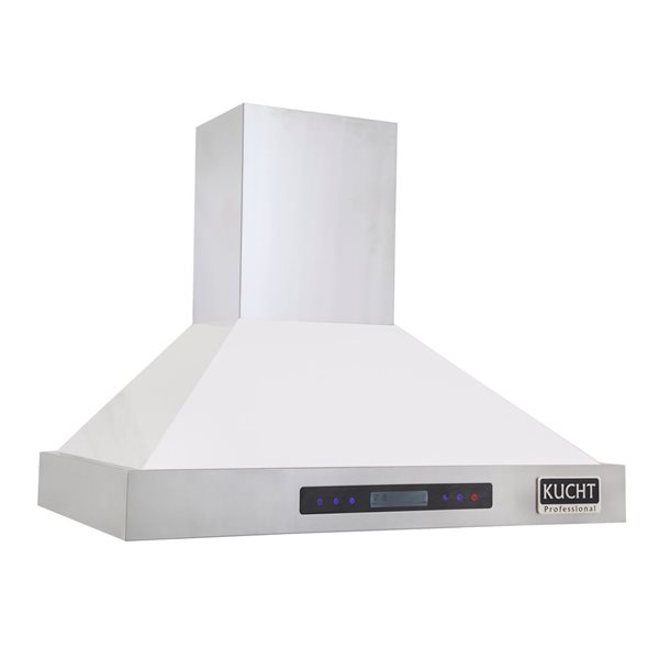 KUCHT 36in Ducted White WallMounted Range Hood KRH3615W RONA
