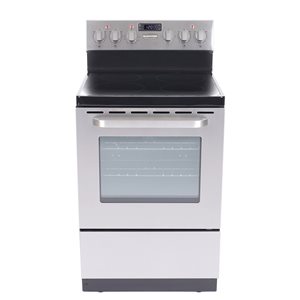 Marathon 24-in Stainless Steel Electric Range with Schott Ceran