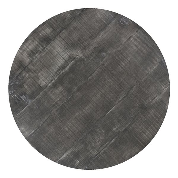 !nspire Grey Table with Grey and Chrome Chair 5-Piece Dining Set