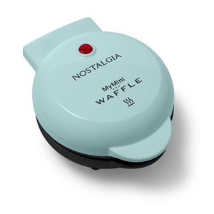 Nostalgia MyMini™ Personal Electric Waffle Maker - Aqua