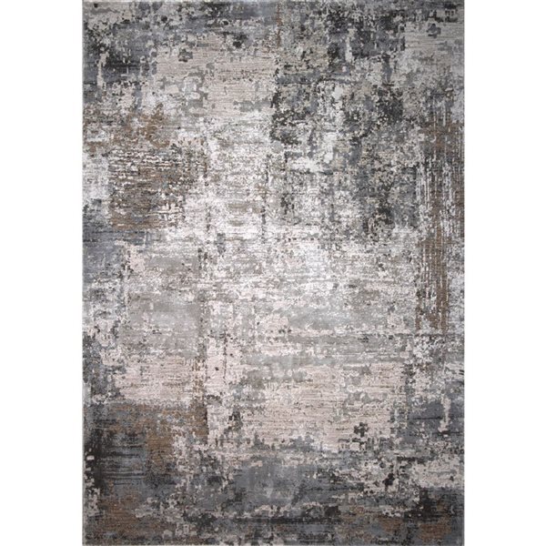 Rug Branch Abstract Modern Storm Beige Brown Indoor Area Rug 5x7   332003159 MainImage 001 L 