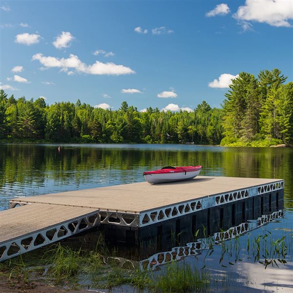 CanadaDocks 8 x 8-ft Maple Floating Dock Add-On