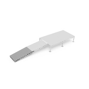 CanadaDocks 4 x 8-ft Grey Dock Ramp Extension Kit