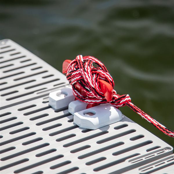 CanadaDocks Red Aluminum Dock Cleat