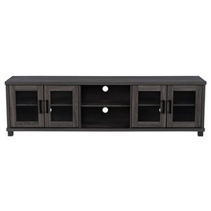 CorLiving Fremont Dark Grey TV Stand for TVs up to 95-in