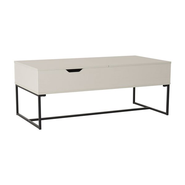 Safdie & Co. Table D'Entrée Console, Table D'Appoint 47po L Blanc