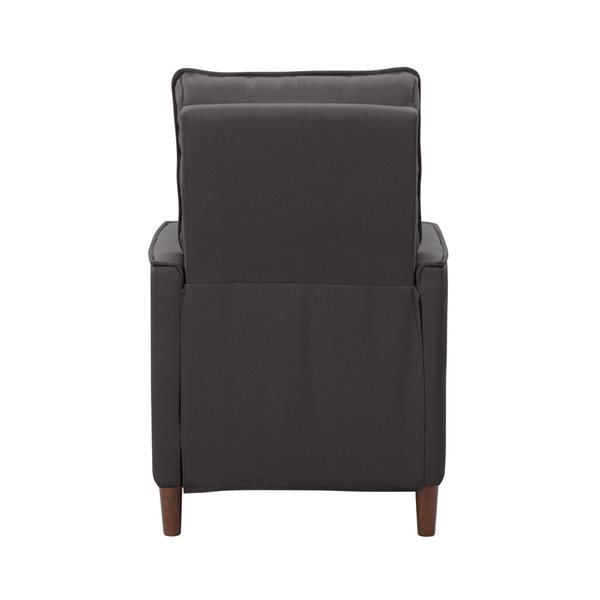 CorLiving Alder Manual Recliner in Dark Grey