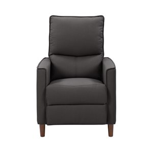 CorLiving Alder Manual Recliner in Dark Grey