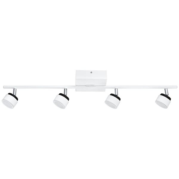 EGLO Armento 30.75-in 4-Light White LED Track Light