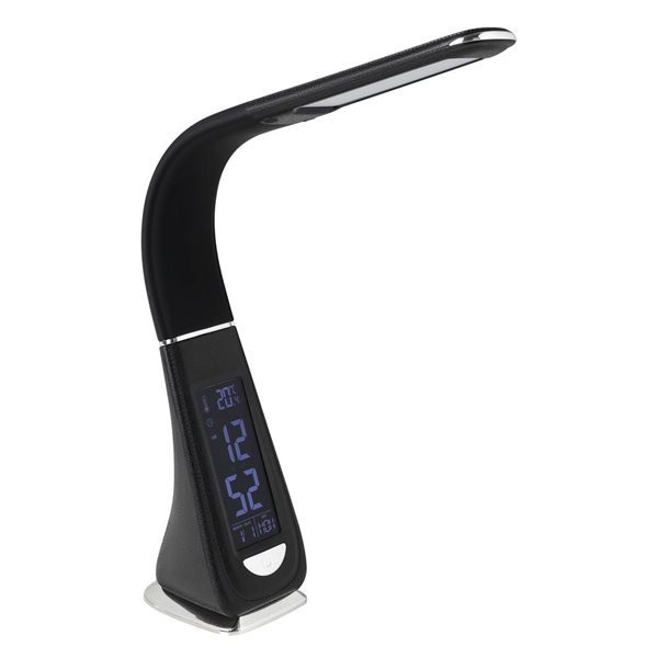 Lampe de bureau tactile ajustable Cognoli par EGLO de 19,25 po, noir