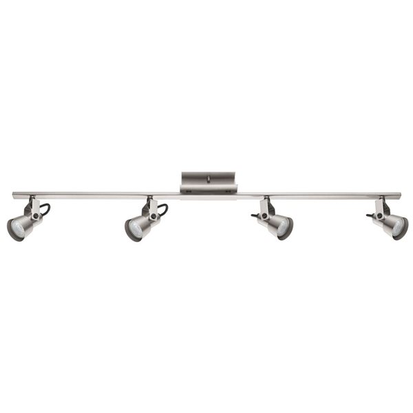 EGLO Trillo 1 38.75-in 4-Light Matte Nickel Track Light