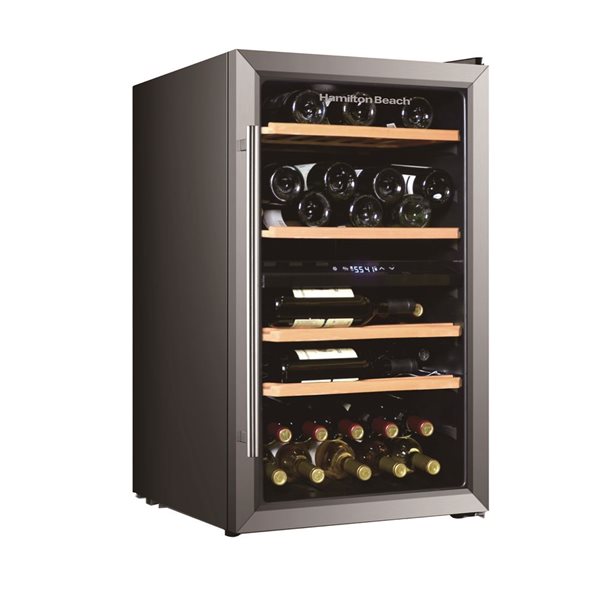 Hamilton Beach 43-bottle Dual Zone Wine Fridge