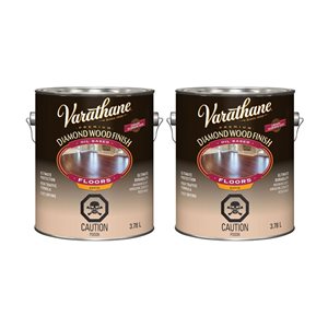 Varathane Floor Stain Oil Base Interior Satin 3.78L - 2 Pack