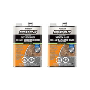 Rocksolid Wet Look Sealer 3.78L - 2 pack