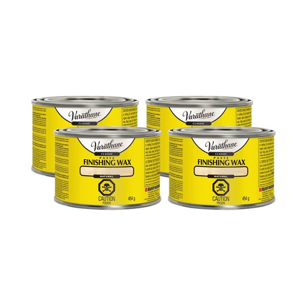 Varathane Finishing Wax Natural 450g - 4 Pack