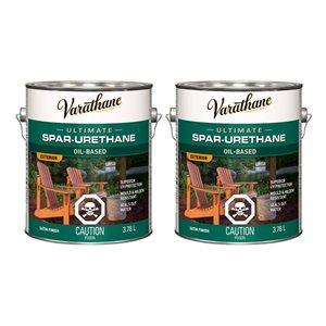 Varathane Diamond Wood Finish Oil Base Exterior Satin 3.78L - 2 Pack