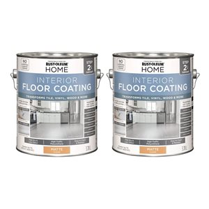 Rust-Oleum HOME Interior Floor Paint Topcoat - Matte Clear 3.78L