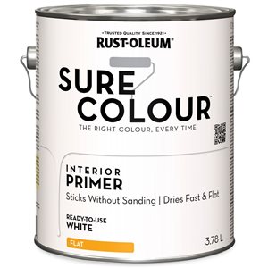 Apprêt blanc mat Sure Colour 3,78 L (Paquet de 2)