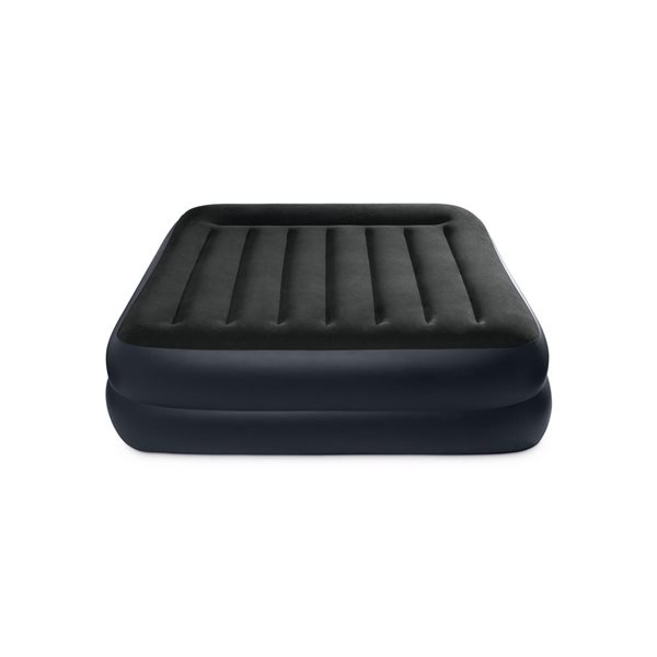 Intex Dura-Beam Plus Queen Air Mattress with Built-In Electric Pump and Built-In Pillow