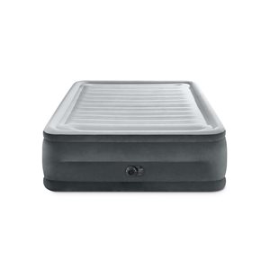 Intex Dura-Beam Deluxe 22-in H Queen Air Mattress with Built-In Electric Pump