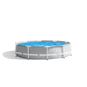 Intex Prism Frame 10-ft x 10-ft x 30-in Round Above-Ground Pool