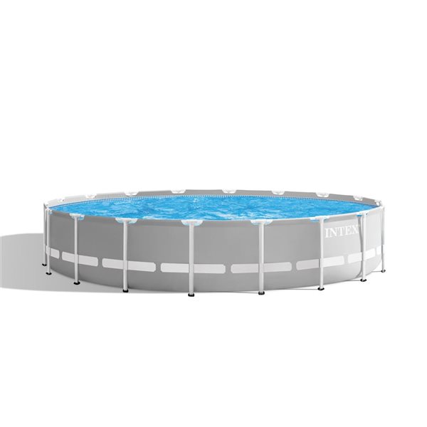 Image of Intex | Prism Frame 18-Ft X 18-Ft X 48-In Round Above-Ground Pool | Rona