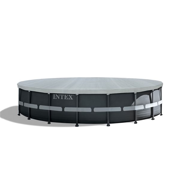 Intex Deluxe 18-ft Round Polyethylene Pool Cover L28041 | RONA