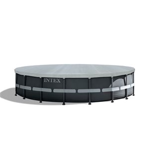 Intex Deluxe 18-ft Round Polyethylene Pool Cover