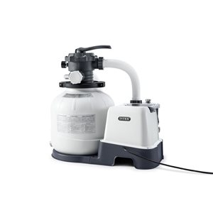 Intex Krystal Clear 8500-gal. Sand Filter Pump and Saltwater Pool Chlorine System