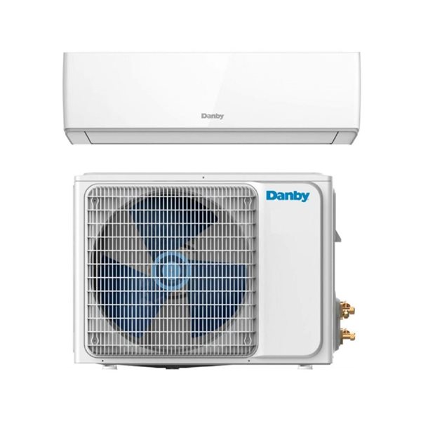 Conditionneur d'air bibloc intelligent Danby 750 pi² blanc 17 000 BTU avec thermopompe