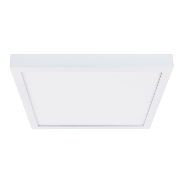 Halo Integrated LED 14 in White Square Dimmable Surface Mount