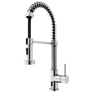 VIGO Edison Chrome 1-Handle Deck Mount Pull-Down Touchless Kitchen Faucet