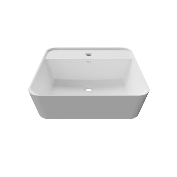 Cheviot Serena 16.5-in X 16.5-in White Vitreous China Bathroom Sink