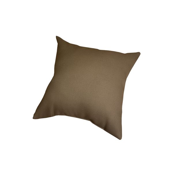 Coussin d'appoint carré Bozano Inc beige de 16 po