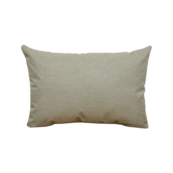 Beige lumbar pillow sale