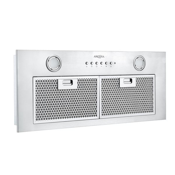 Ancona 28-in Built-in Range Hood in Stainless Steel with Night Light