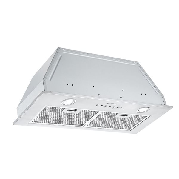 Ancona 28-in Built-in Range Hood in Stainless Steel with Night Light