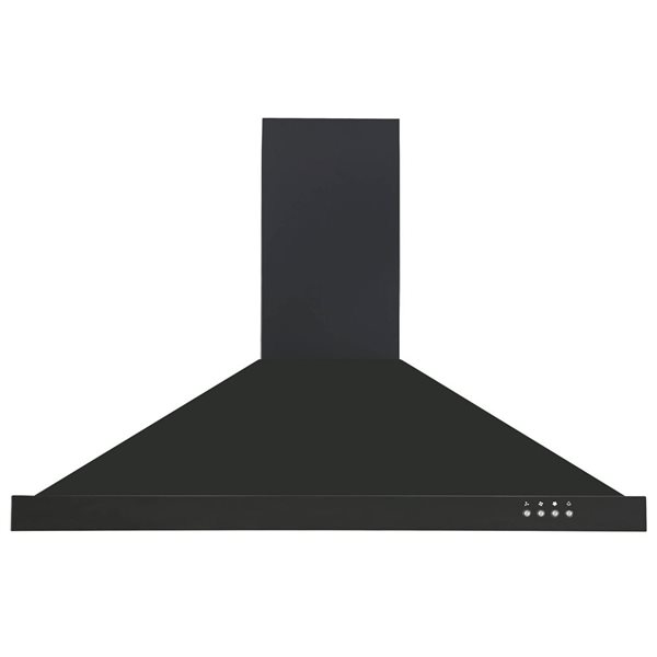 Ancona 36in 450 CFM Convertible WallMounted Range Hood Black