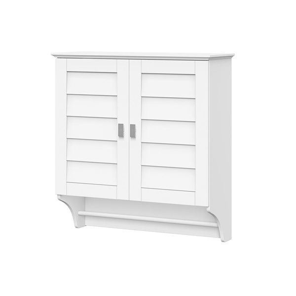 RiverRidge Home Brookfield 23.5-in x 25.19-in x 8.88-in White Bathroom Wall Cabinet