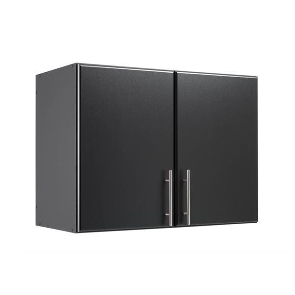 Prepac Elite 8-Piece Black Cabinet Storage Set - 128-in