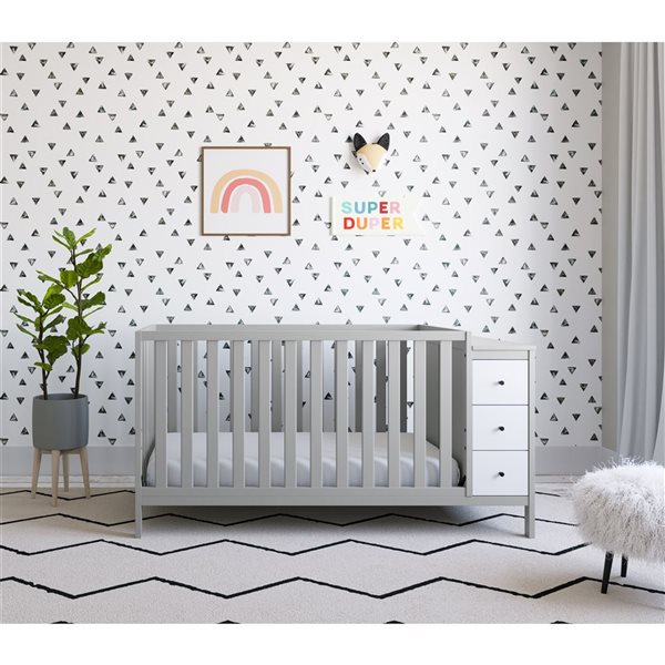 Storkcraft grey hot sale crib