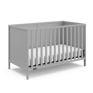 Graco Theo 3-in-1 Convertible Crib - Pebble Grey