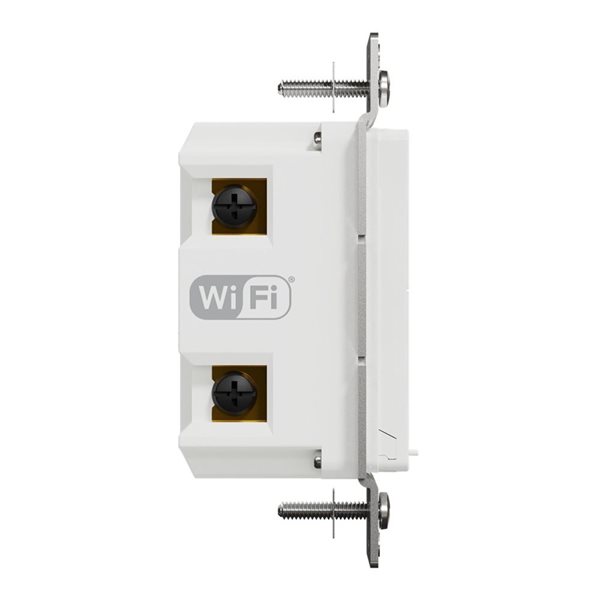 Gradateur à bascule avec surveillance Wi-Fi sérieX 15A de 600W unipolaire/3 voies par Square D, blanc