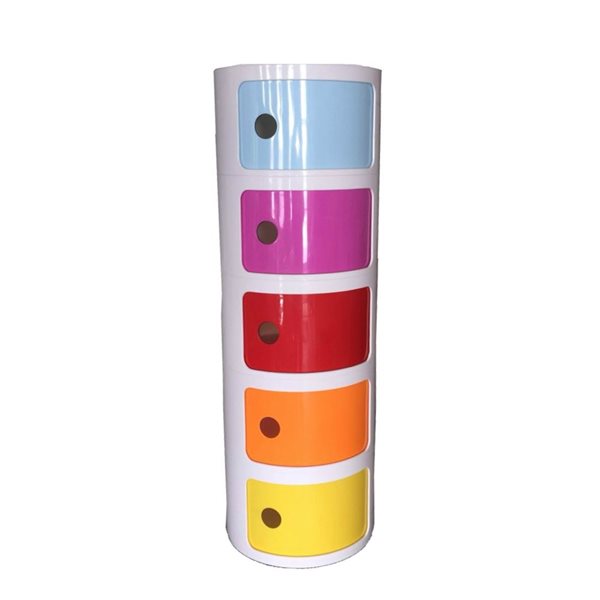 Plata Import Lily Colourful Round Toy Box