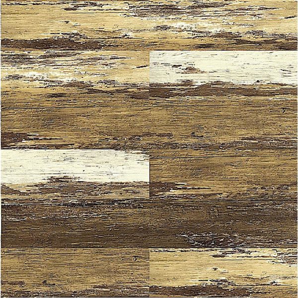 Deco Products Colors Floor and Wall 6in x 6in x 2mm Old Brown Wood