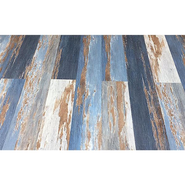 Deco Products Hydrostop 7 x 48-in Old Blue Sea Luxury Vinyl Plank (24-ft²)