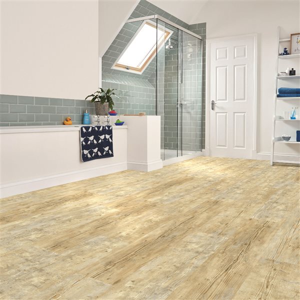Deco Products Hydrostop 7 x 48-in Caribbean Beach Luxury Vinyl Plank (24-ft²)